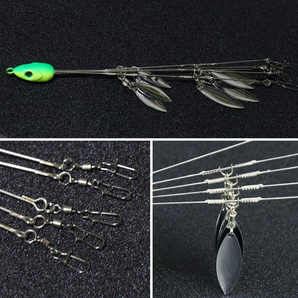 Alabama Rig for Bass Striper Fishing Lures Baits 5 Arms Umbrella A-Rig Swimba... - Image 4