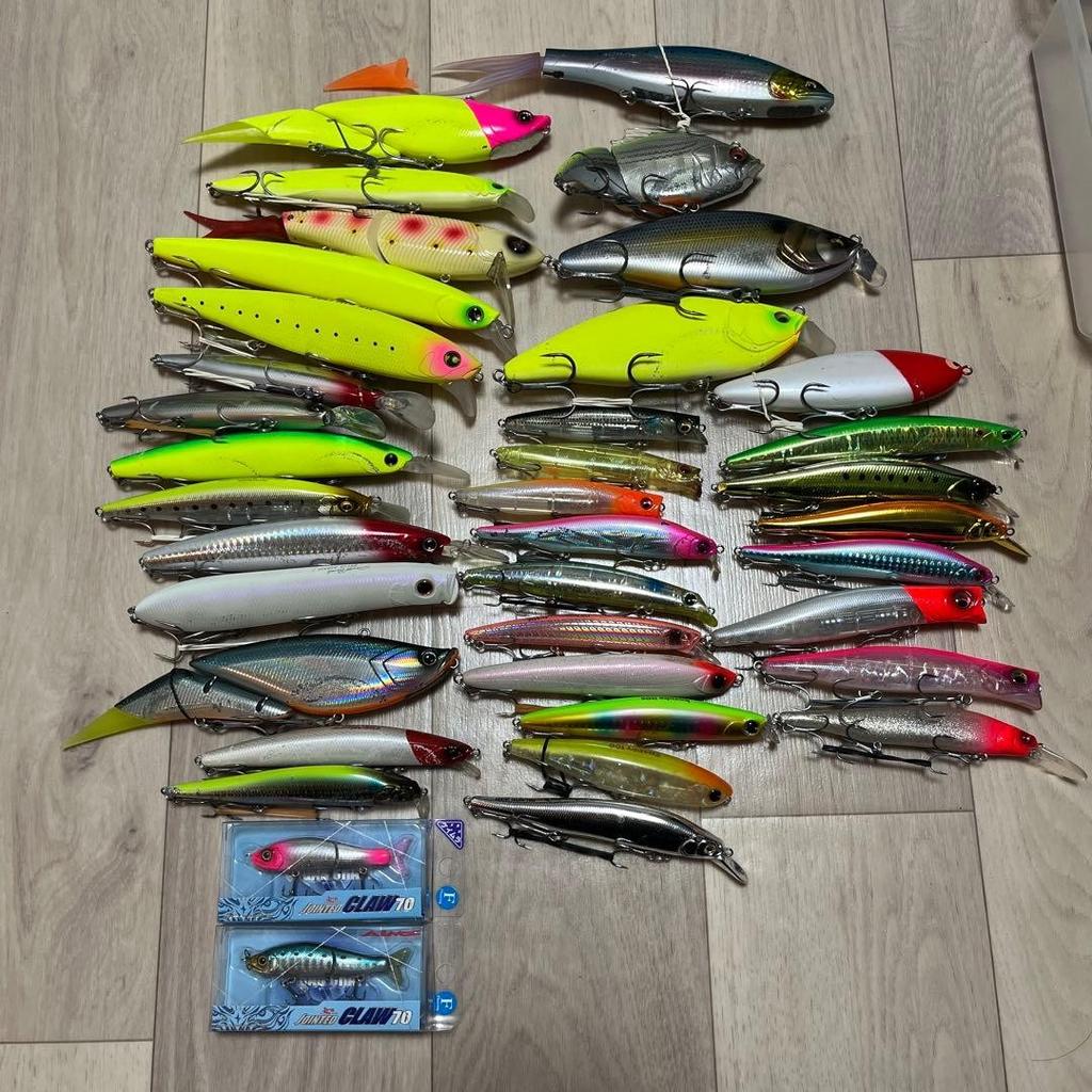 Sea bass lure sale, fishing retirement, approximately 40 lures - Image 1