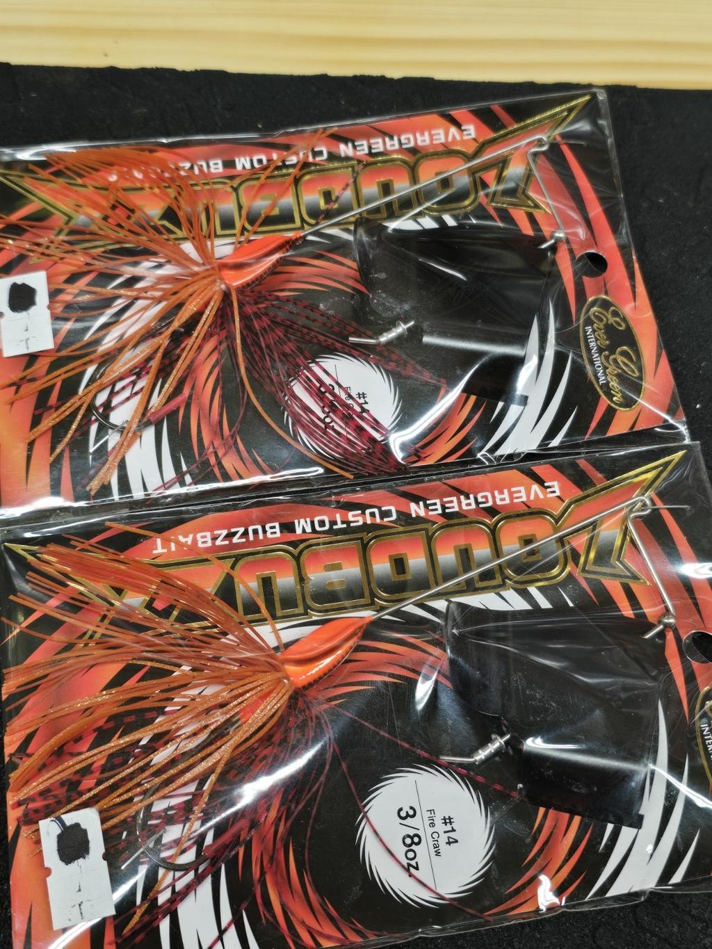 (2) Evergreen International LoudBuzz 3/8 oz. Buzzbait Topwater Fishing Lures  - Image 2