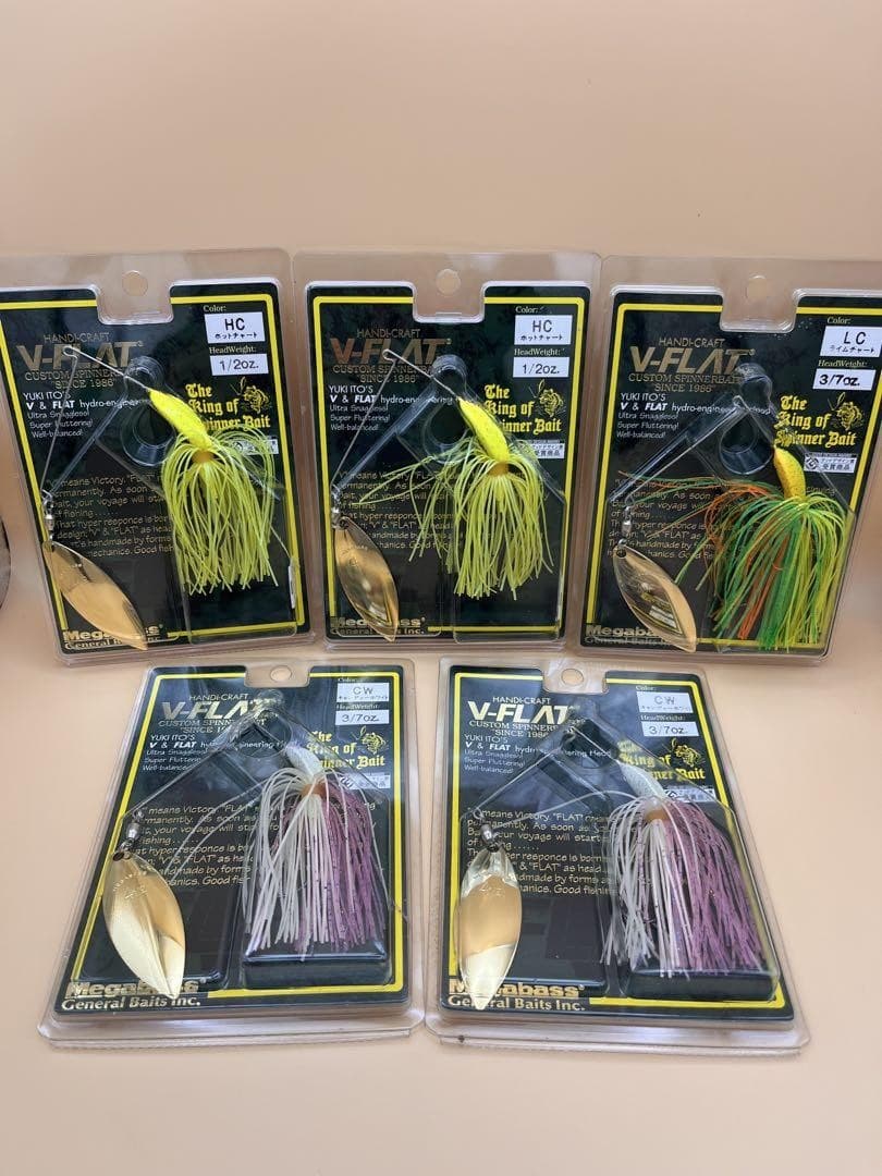 16-1 V-Flat Spinnerbait Set Of 5 Lure - Image 1