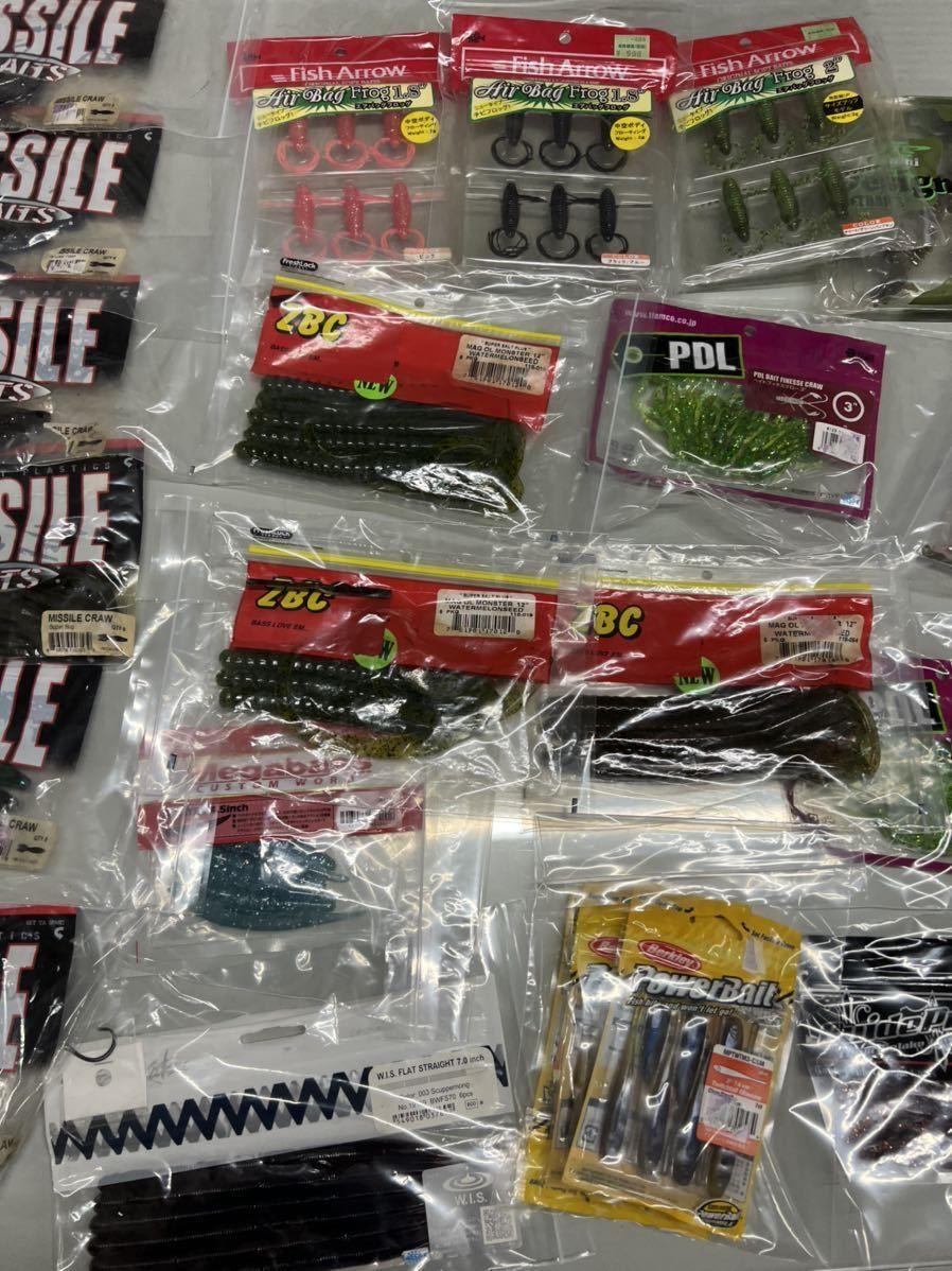 Gary Yamamoto and other various bass worms, 64 bags set, others - Image 7