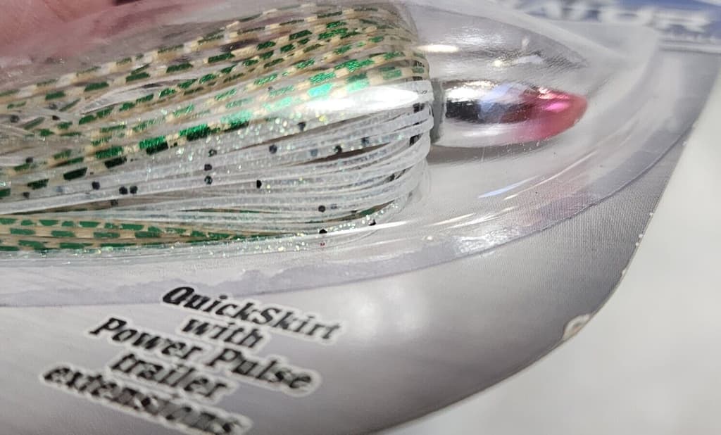 RARE Terminator T1 Titanium Snap Back Spinnerbait 3/8 oz Emerald Shiner Shad - Image 4