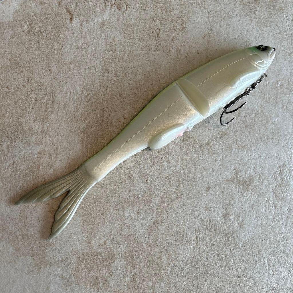 Grow Design Works Flag 255 SPARKLE LEMON Soft Lure Swimbait Bass Fishing - Image 3