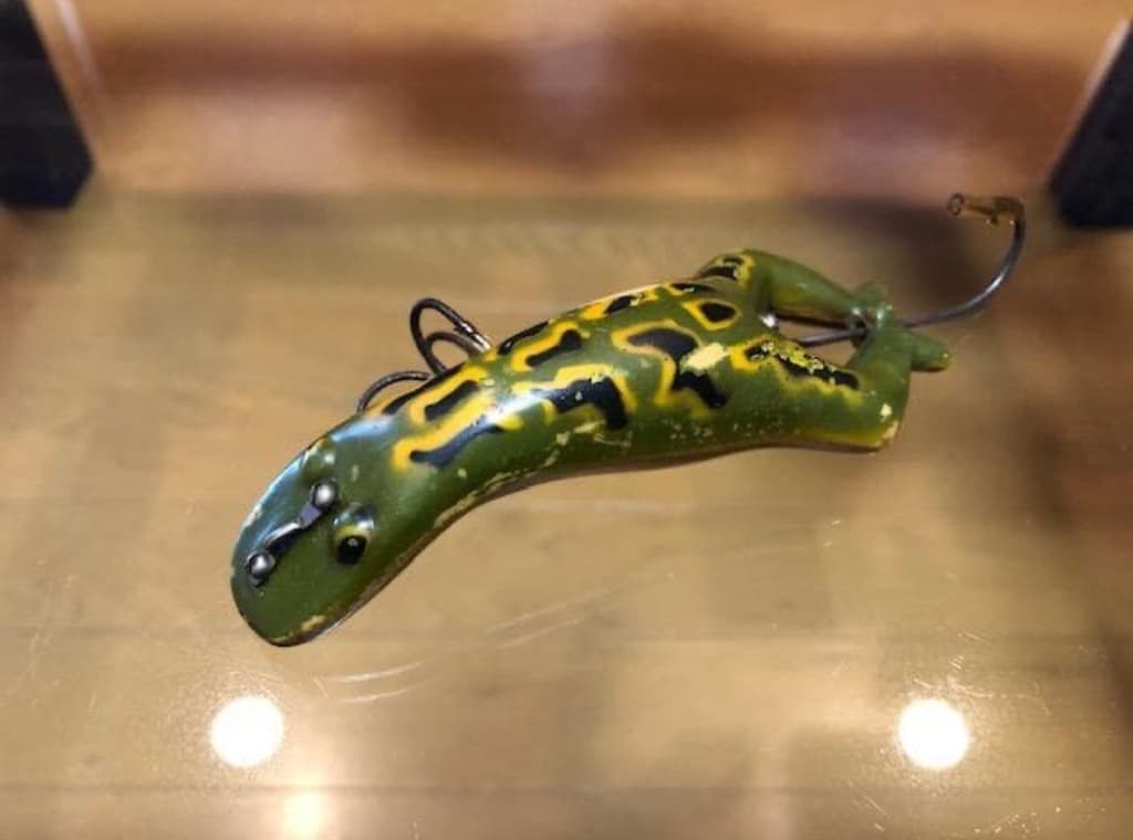 4 Set Heddon Luny Frog Old Lure Ship From Japan - Image 6