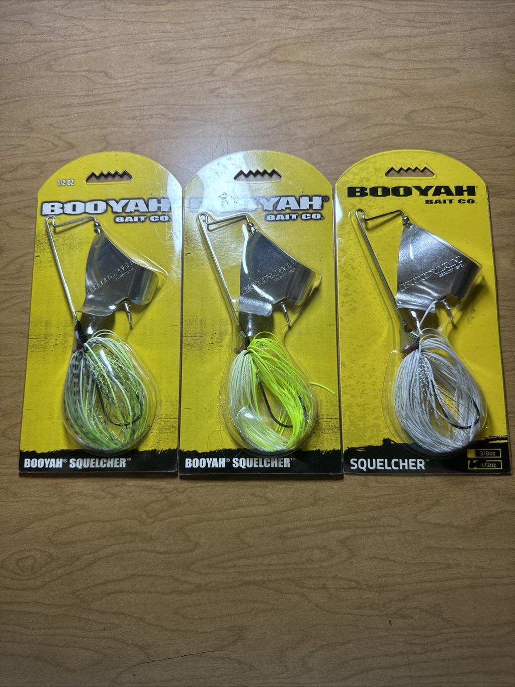 BOOYAH SQUELCHER 1/2oz In River Killer,white Chart, And silver White. - Image 1