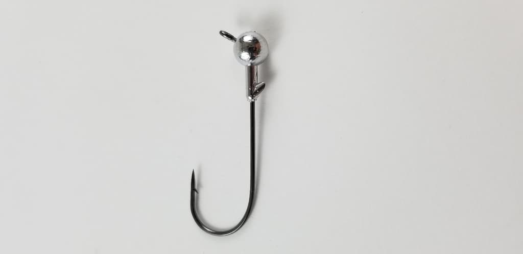 12 Pack 1/8oz 3/0 Jig head FLAT EYE Grub Swimbait Umbrella Alabama Rig Jighead  - Image 1