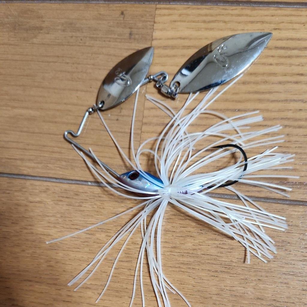 Gamakatsu Micro Spin 3/8 oz Spinnerbait Set of 2 + Trailer Hook 3pcs - Image 3