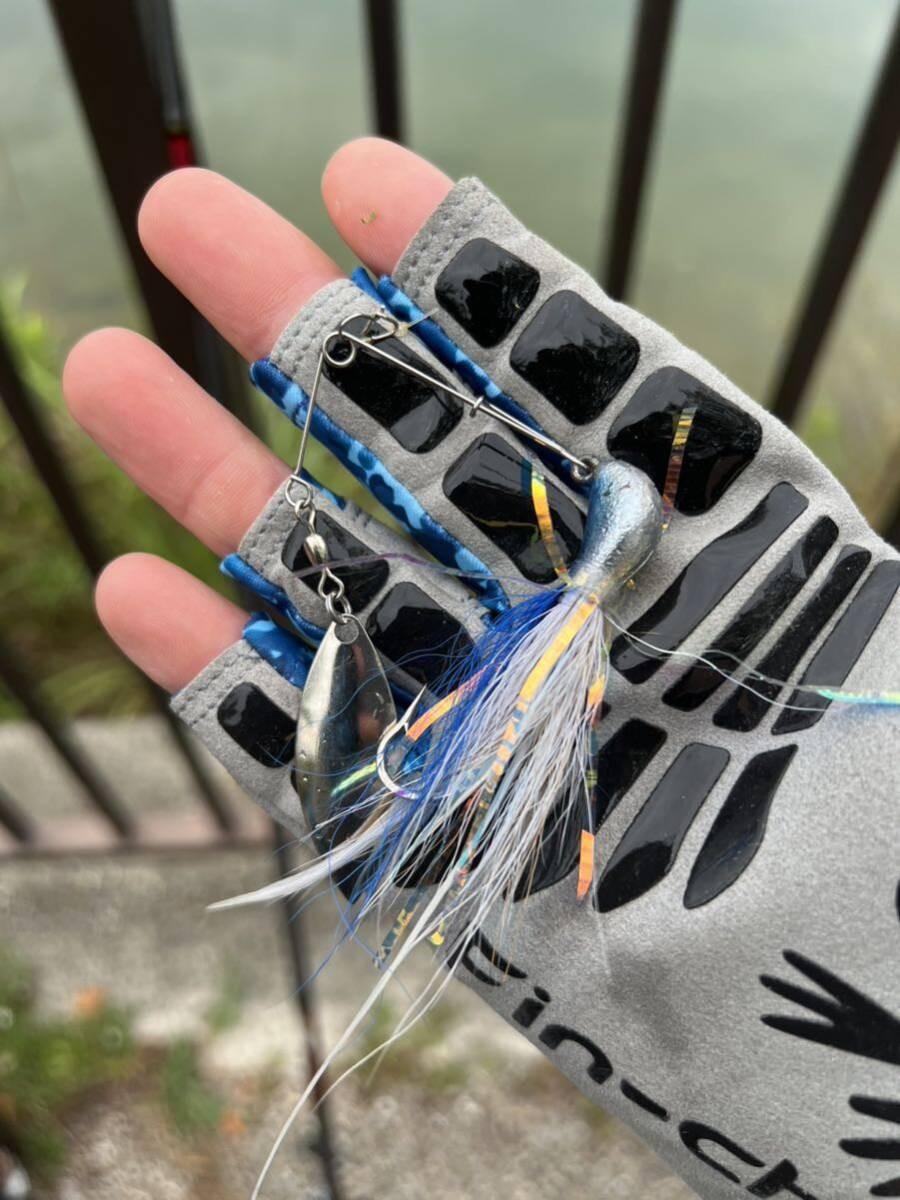 Blade Willow Leaf Spinnerbait Blade Tune 3.5" Silver for Alabama Rig Used - Image 5