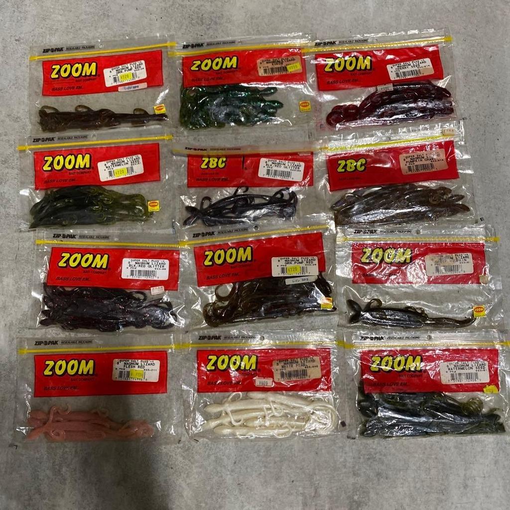 ZOOM Worms Magnum Lizard 12-pack set (some ) - Image 1