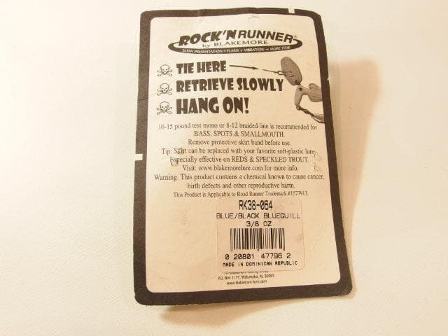 Blakemore Rock'N Runner Chatterbait With Blade 3/8Oz American 33185 - Image 6