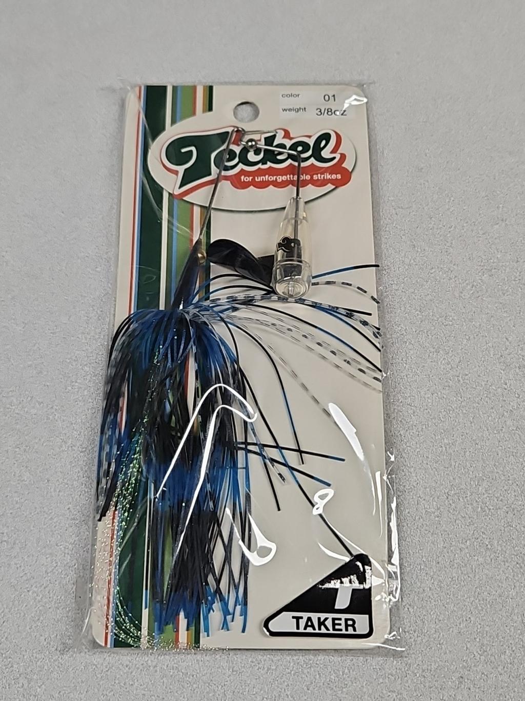 Teckel 3/8oz TAKER BUZZBAIT...Black Blue...NOC!!! - Image 1