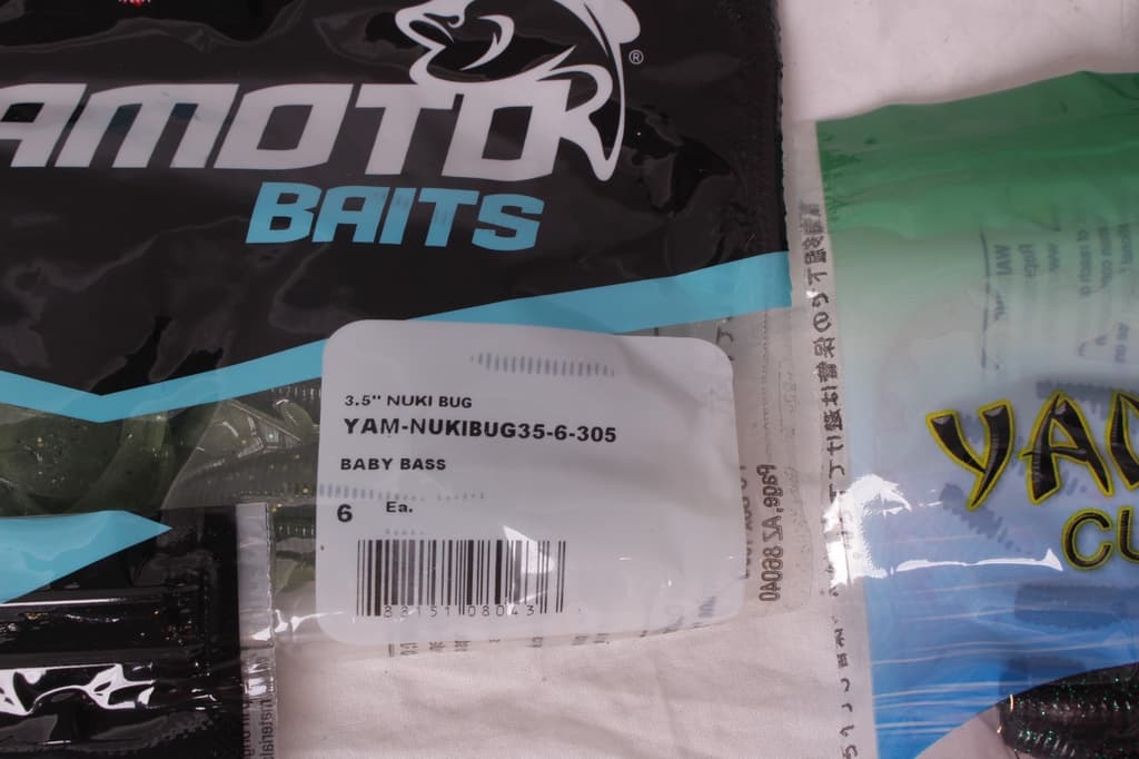 13 packs Yamamoto Baits: 10 packs 5" Senko, 2.5" grub, covert craw & 3.5" nuku - Image 8