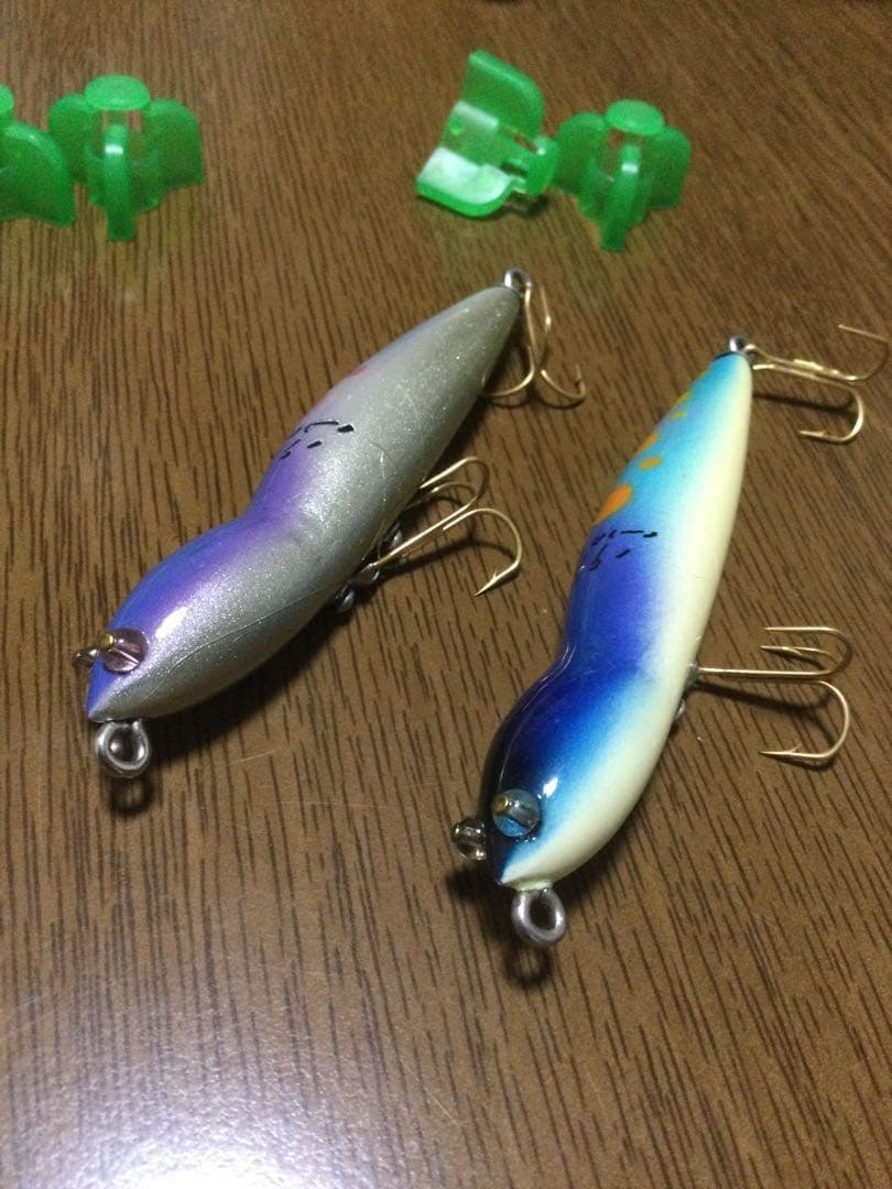 Hatley's Topwater Lures Set of 2 Madagascar Lizards, Unused, Rare - Image 2