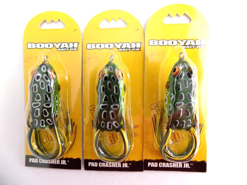 BOOYAH PAD CRASHER JR. - LEOPARD FROG - 3 LURES - 633i - Image 1