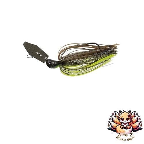 NEW Evergreen ChatterBait Jack Hammer TG 1/2oz #40 Green Pumpkin Chart - Image 1