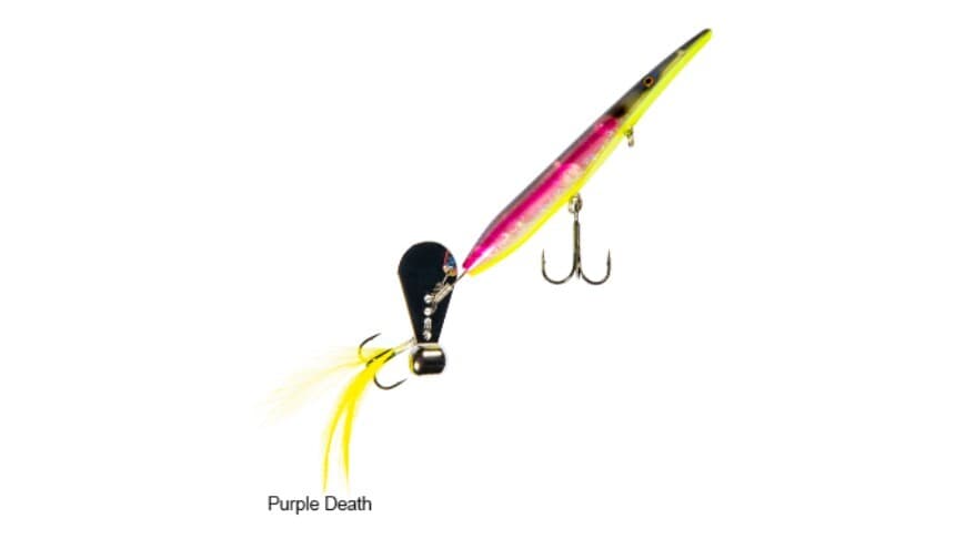 Z-Man HellraiZer Topwater Chatterbait - Purple Death - 5" - 5/8oz - Bass Lure - Image 1
