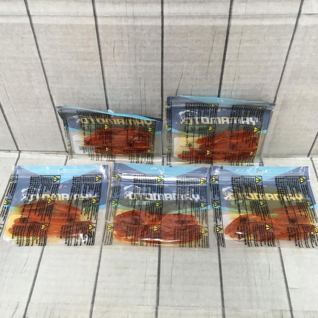 Gary Yamamoto Shad Shape Worm 3 inch 5 piece set t3383 - Image 2