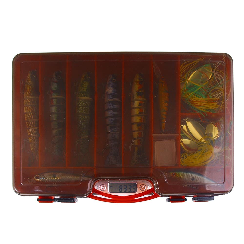 28PCS Lot Mixed Crankbait Fishing Lures Spinnerbait Jointed Bait Frog Popper Box - Image 5