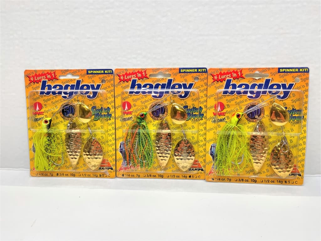 VINTAGE Bagley Switch Blade Spinnerbait - Lot of 3 - VERY RARE - NOS - L@@K - Image 2