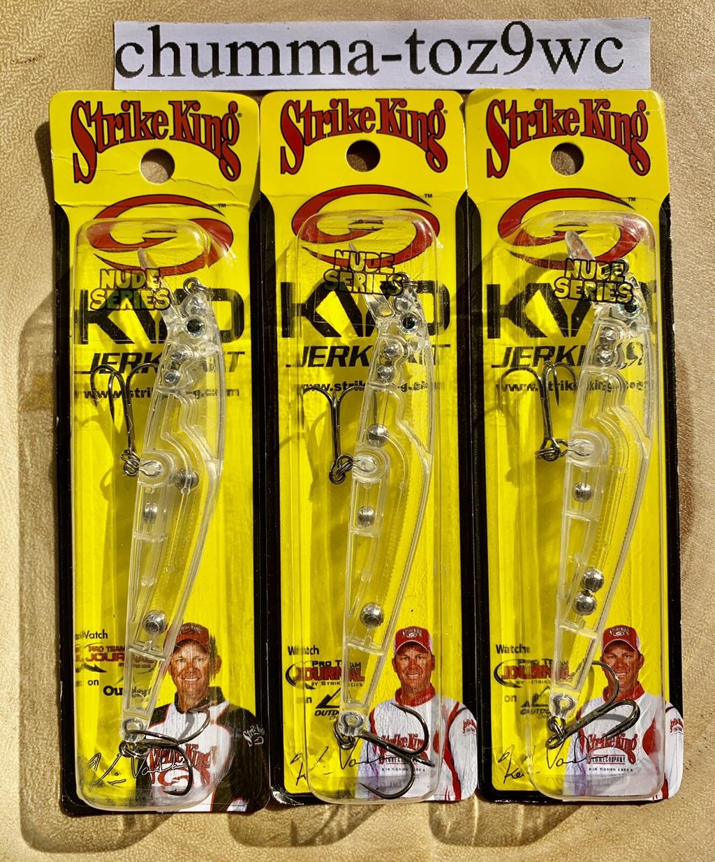 KVDJ200 (Lot Of 3) Suspending Jerkbaits, Strike King, Bass Fishing! NWT! - Image 1