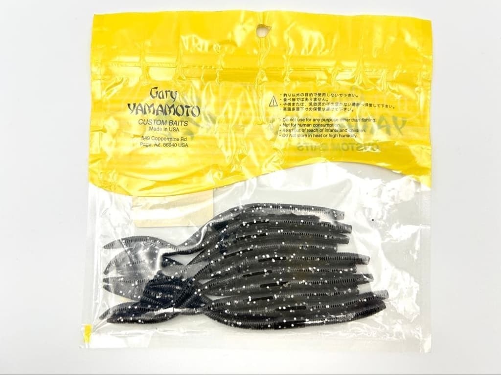 Gary Yamamoto Fall Shaker 5 Inch Soft Plastic Worm Bass Fishing Lure 3 Pack - Image 5