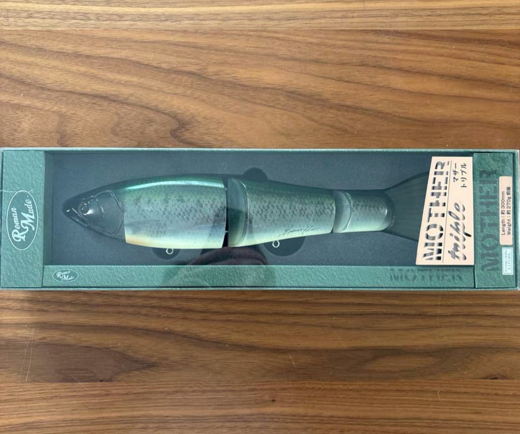 Roman Made Mother Triple Premium Black Head Natural Color Swimbait Mint Japan - Image 1