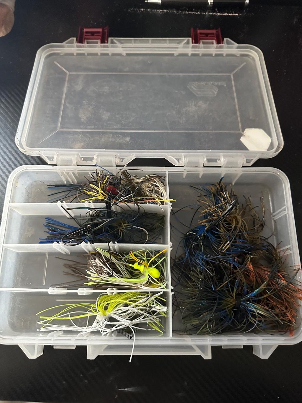 Large Fishing Tackle Lot Lures Soft Plastics Jigs Tackle Boxes - Image 3