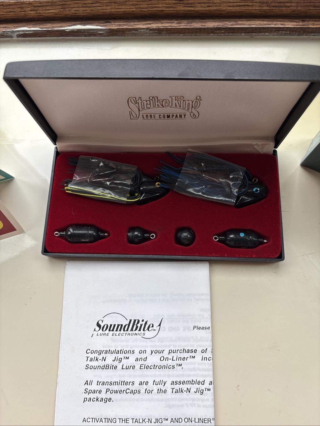 NIOB SoundBite Lure Electronic Strike King Talk N Jig On-Liner & Instructions - Image 2