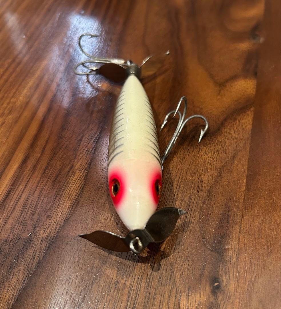 HEDDON Wounded Spook XRW Vintage Lure Topwater Frog Pattern - Image 8