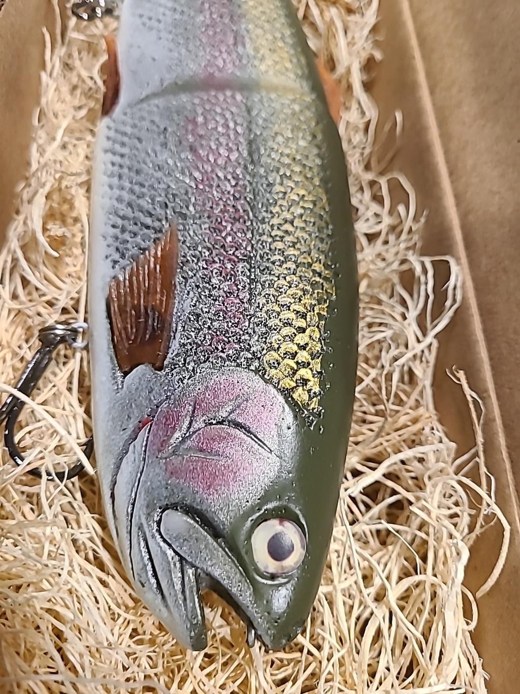 🔴Hinkle Trout 🔴Swimbait Painted Andrew Rare Fishing Lure 11 Glide 🔴 - Image 2