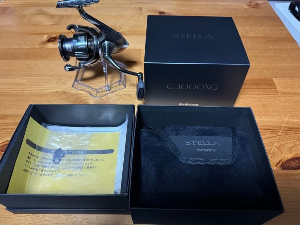 Shimano Stella C3000G Spinning Reel High Durability Infinite Cross Power Used - Image 1
