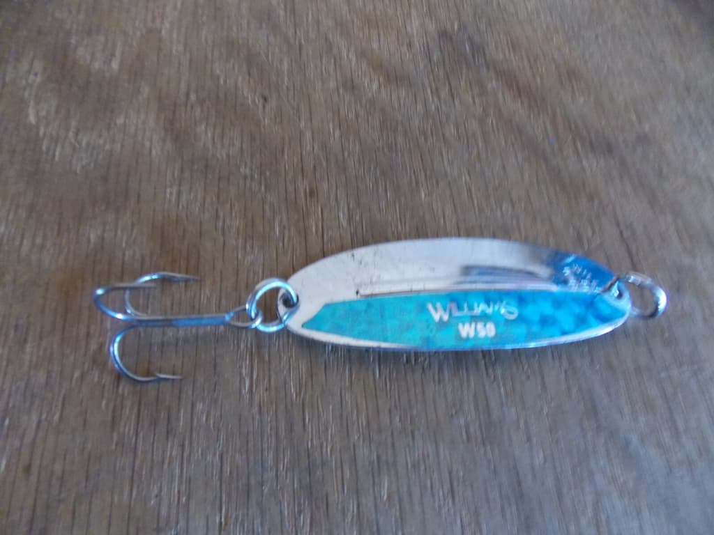 Williams W50 Wabler Trolling-Jigging Fishing Spoon W/Prism Approx 2.75"  4/26 - Image 1