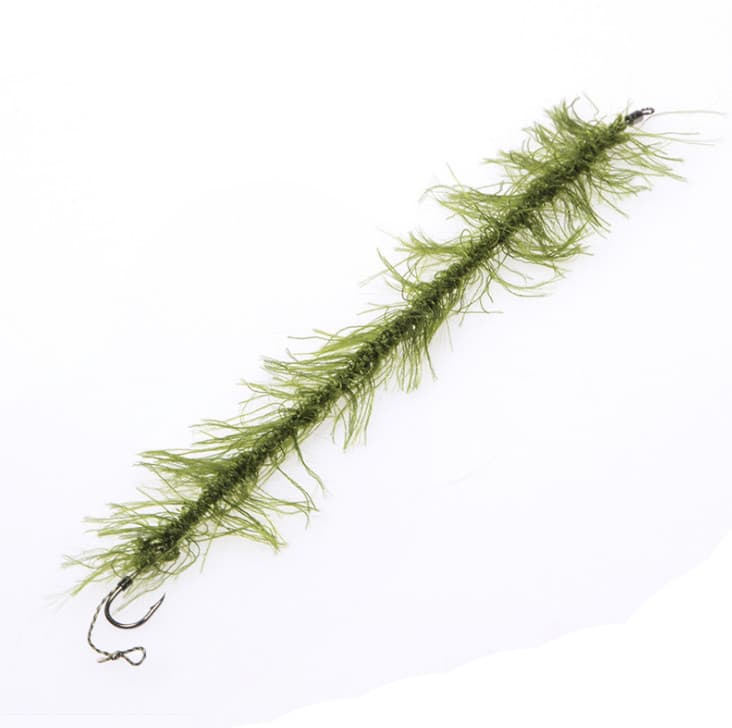 2xSeaweed Line Weed Hair High Carbon Stainless Steel 6# Hook Fishing Accessories - Image 5