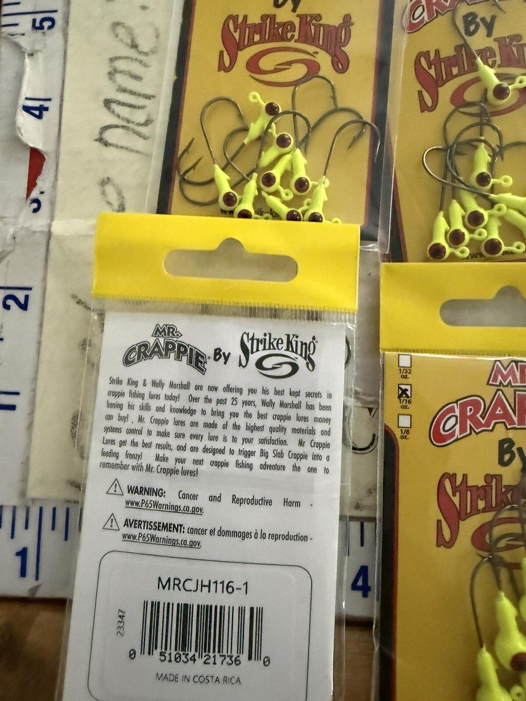 8X Strike King Mr. Crappie Jig Heads 8pk Crappie & Panfish Round Lead Head Jigs - Image 6