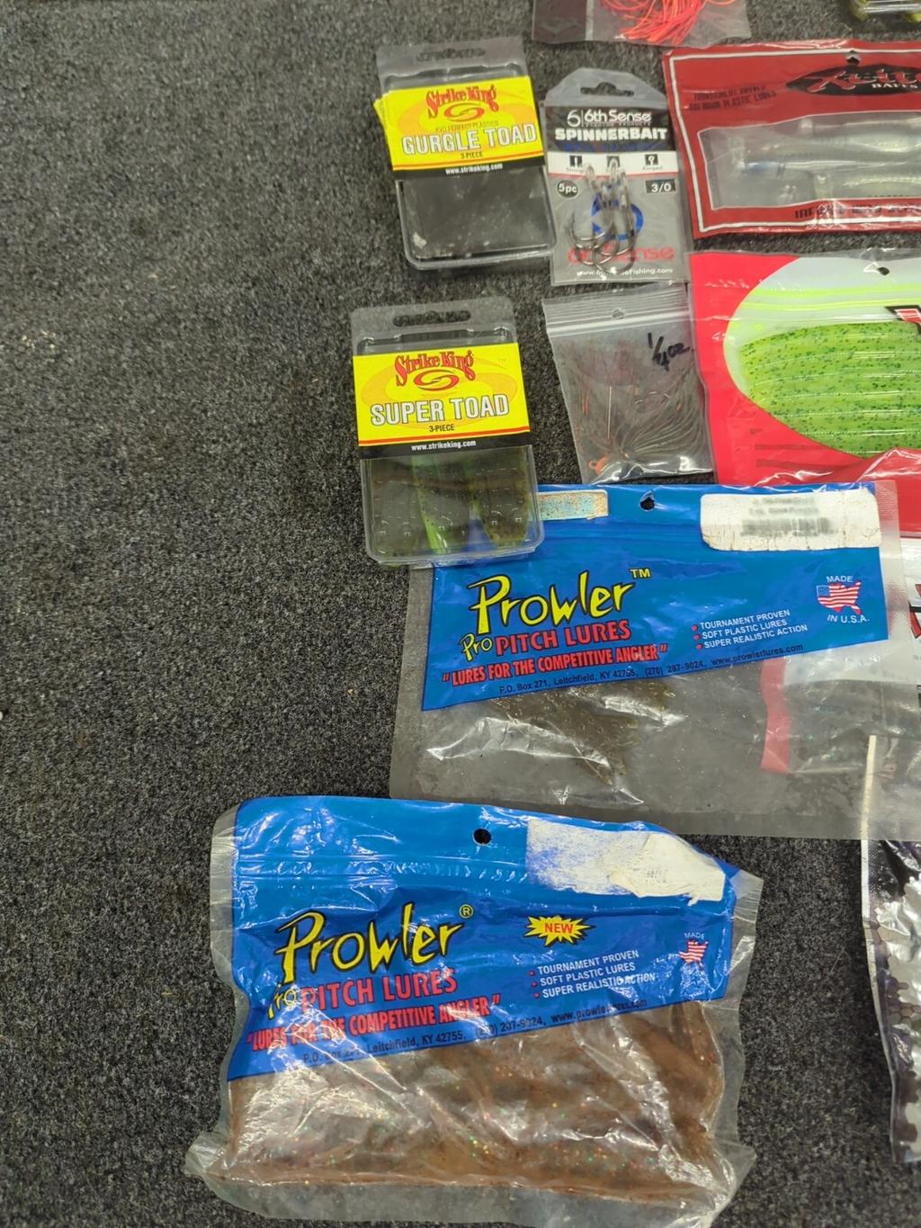 bass fishing soft plastic lot Full Packs-Partial Yum Strike King Prowler #44 - Image 2