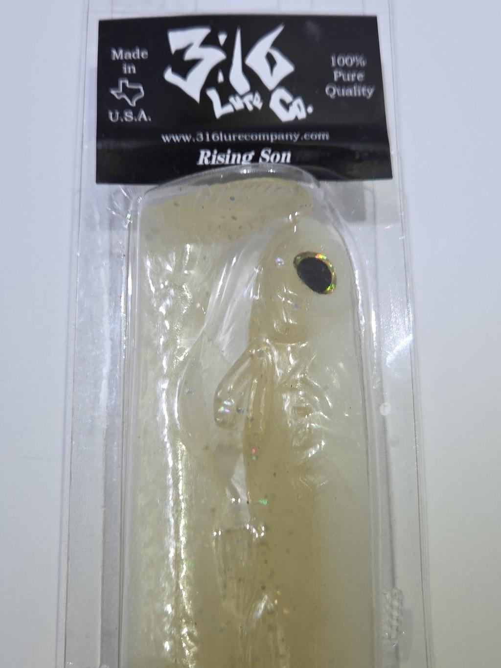 3:16 Lure Company Rising Son Weedless swimbait 7"  Disco NIP - Image 3