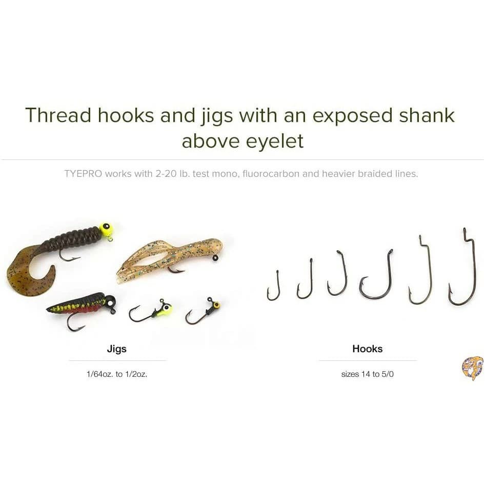 TYEPRO Original Knot Tying Fishing Accessories Fishhook Threader Line Cut - Image 7