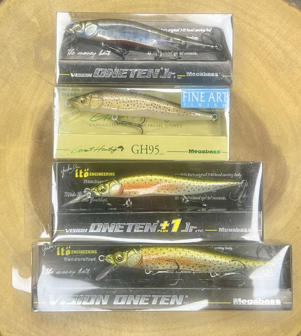 Megabass (Lot of 4) GH95, Vision 110 Jr, Vision 110 Jr+1, & Vision 110 Jerkbaits - Image 4