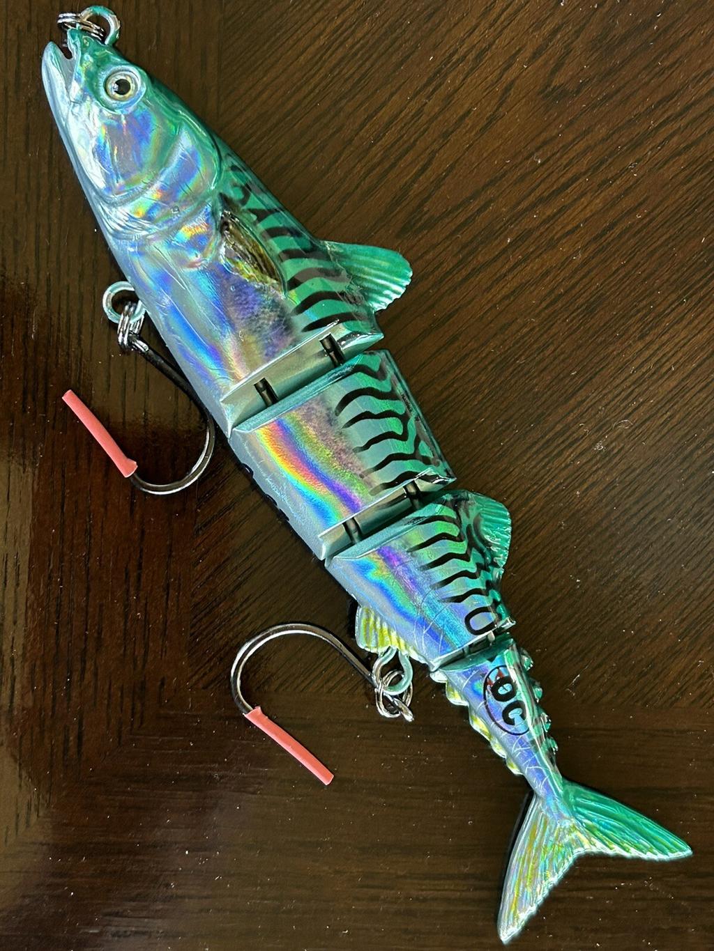MACKEREL LURE LASER  The Original OC Swimbait 8-1/4 in. 2-3/4 oz. Medium - Image 1