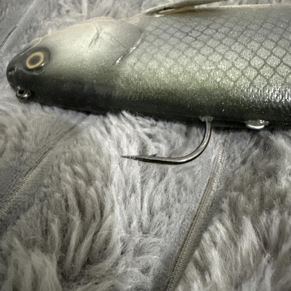 Baitsmith OG  ” kokanne H  swimbait 9” SUPER RARE Red Gills - Image 13