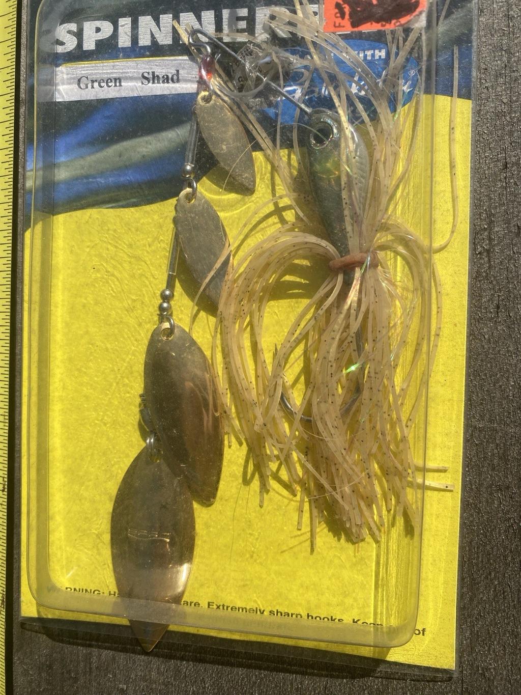 TUFF FIND VINTAGE SPRO 4 BLADE SPINNERBAIT FISHING LURES Discontinued NOS 3/8 OZ - Image 3