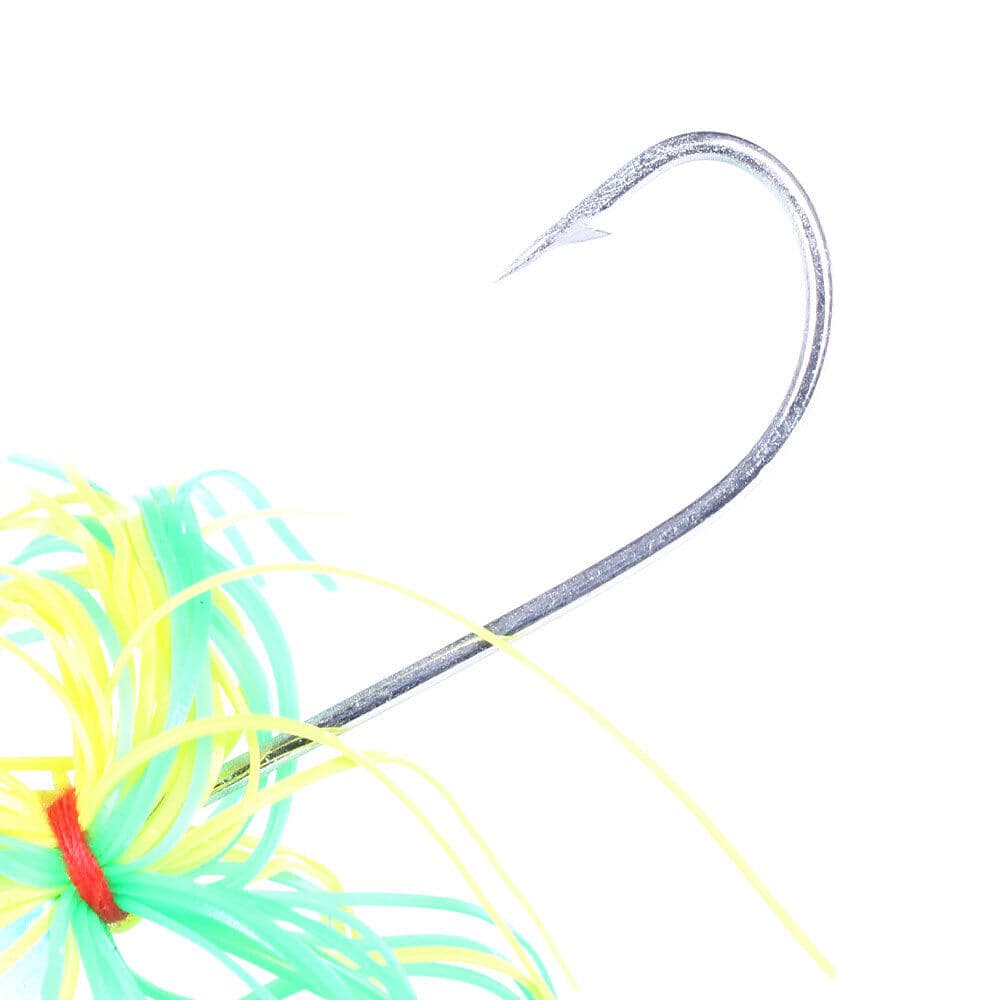 4PCS Spinnerbait Fishing Lure Buzzbait 19g Blade Bait Spoon Rubber Skirt Bass - Image 6