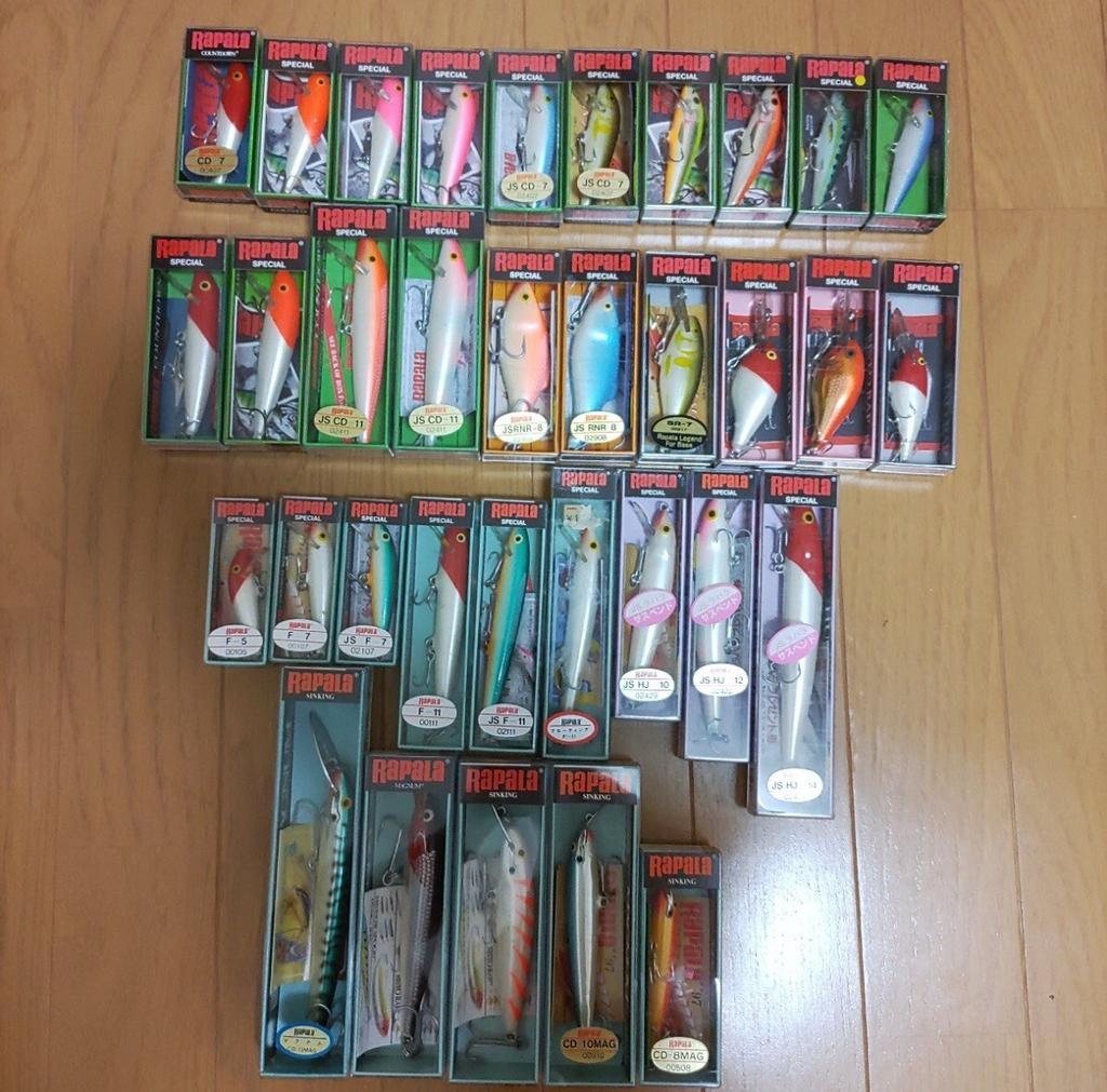 34 Set RaPaLa/countdown magnum Old Lure Ship From Japan - Image 1