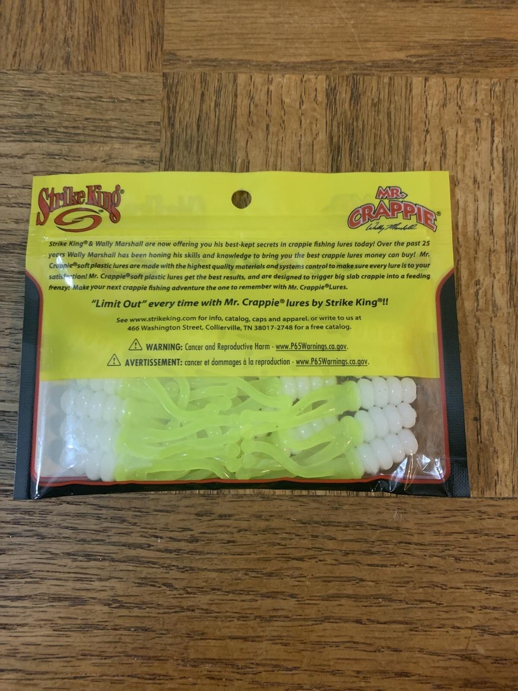 Mr. Crappie Strike King 2” Joker Refrigerator White Glow-BRAND NEW-SHIPS N 24HRS - Image 4