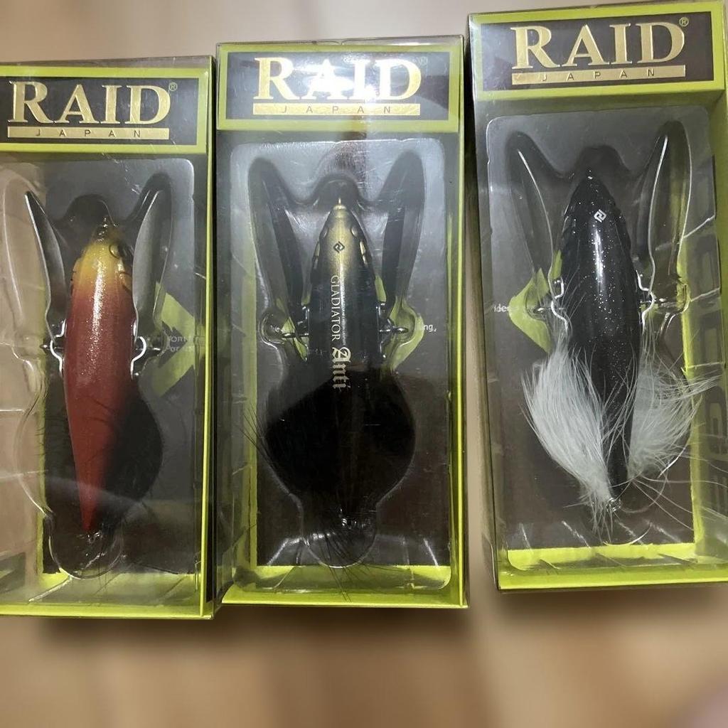 RAID JAPAN GLADIATOR lure set of 3 - Image 1