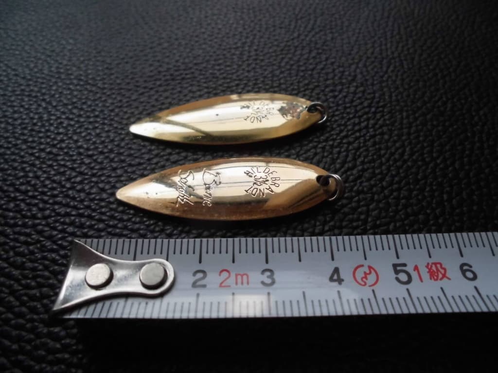 Valuable, scarce, Vintage HILDEBRANDT spinnerbait blade 1 x 2 pieces = 3 piece - Image 5