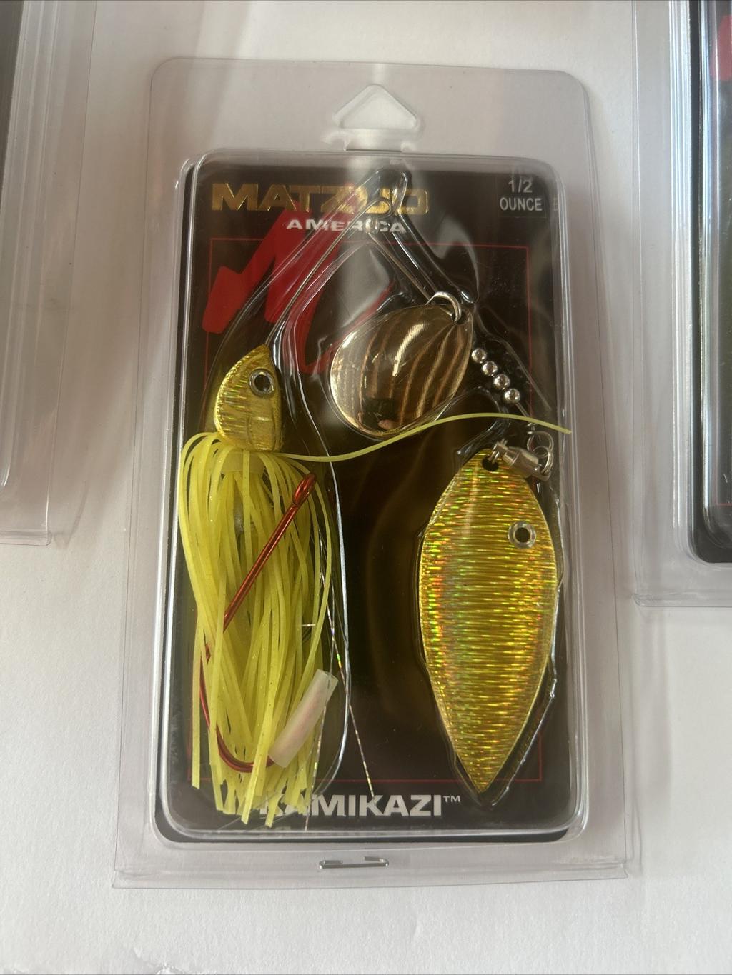 (6) Matzuo Kamikazi Spinnerbait 1/2oz Gold Lot Of 6 - Image 4