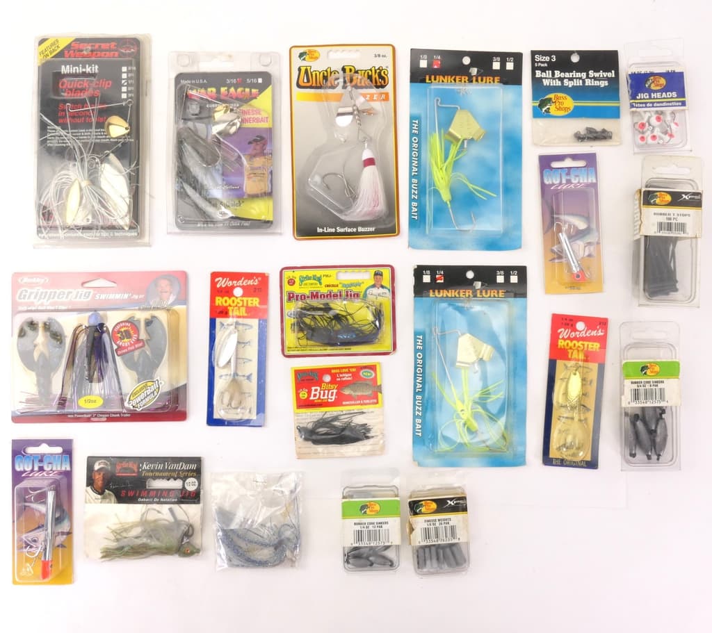 Fishing Lure Lot - War Eagle Worden's Lunker Lure Got-Cha Berkley Strike King - Image 1
