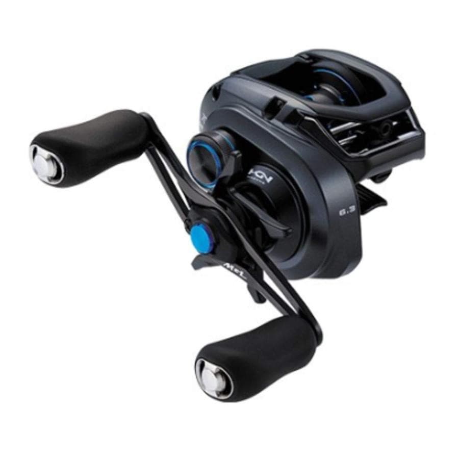 SHIMANO Bait Reel Double Axis 19 SLX MGL 70HG Right Bass Fishing Rubber Jig - Image 1