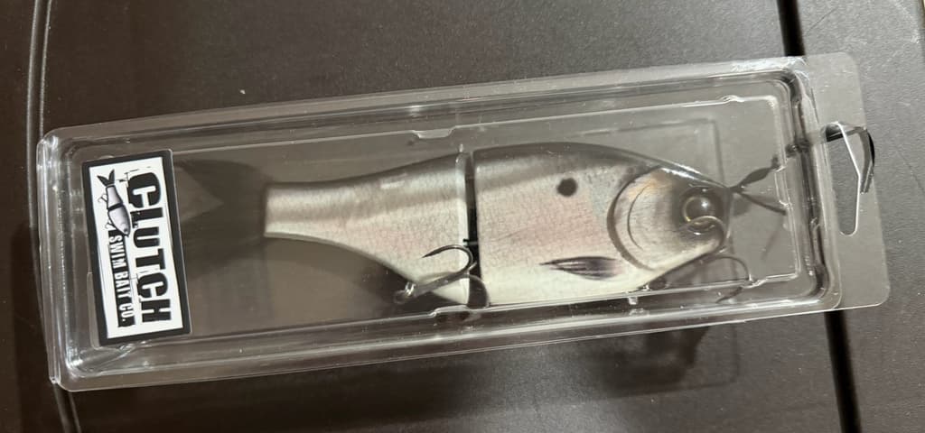 Clutch Swimbaits Baby Boss Glide/Swim Bait - NEW Gizzard Gas Shad Color - Image 1
